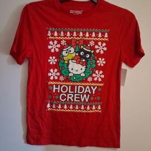NWT Men's Sanrio Hello Kitty Red Graphic Tee